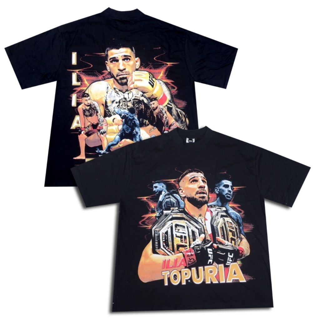 ZWLF CLOTH - ILIA TOPURIA BOXING TSHIRT เสื้อยืดโอเวอร์ไซส์
