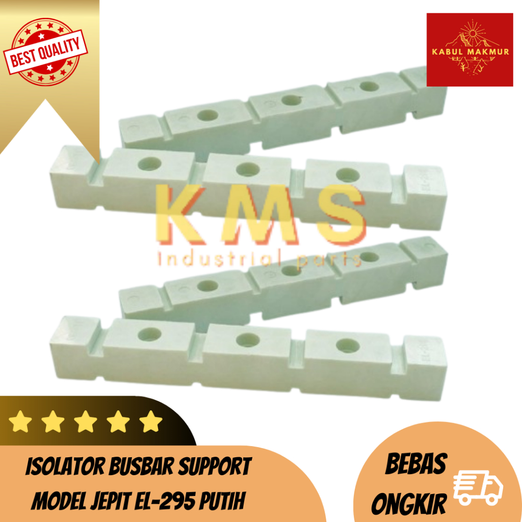 Busbar Support แคลมป์ Isolator รุ่น EL-295 สีขาว