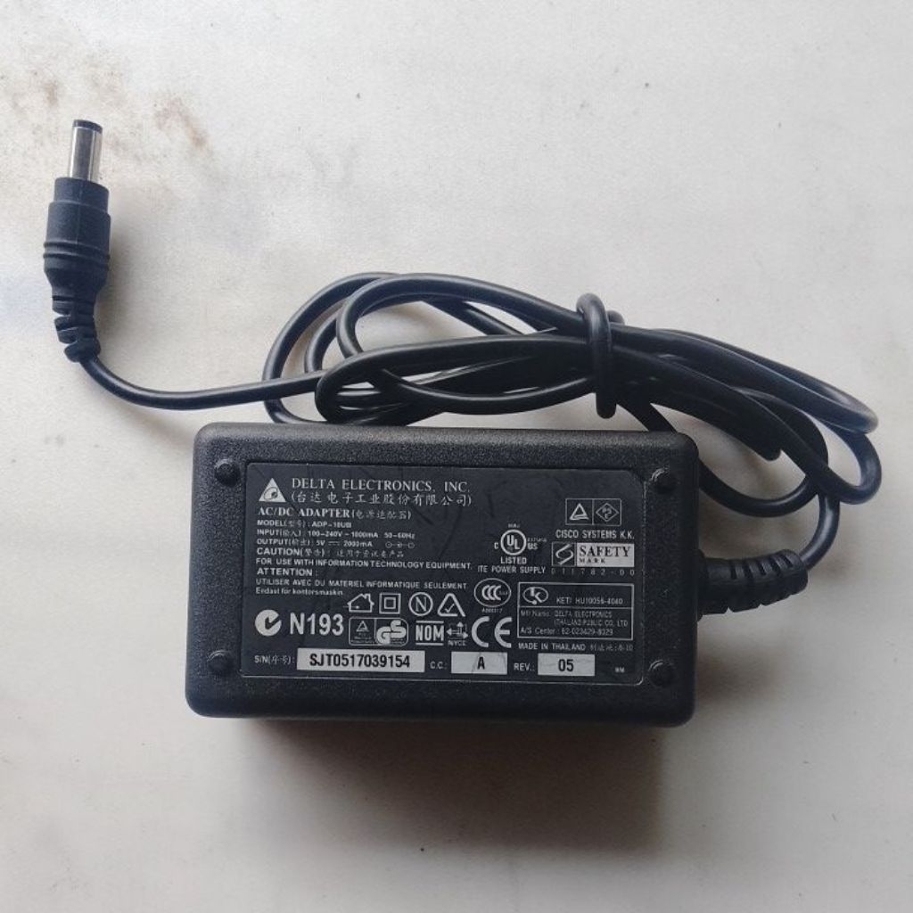 อะแดปเตอร์ Delta Electronics 5V - 2000mA