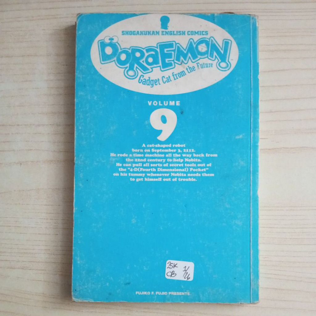 แมว DORAEMON GADGET จากตัวละครในอนาคตเล่ม 9