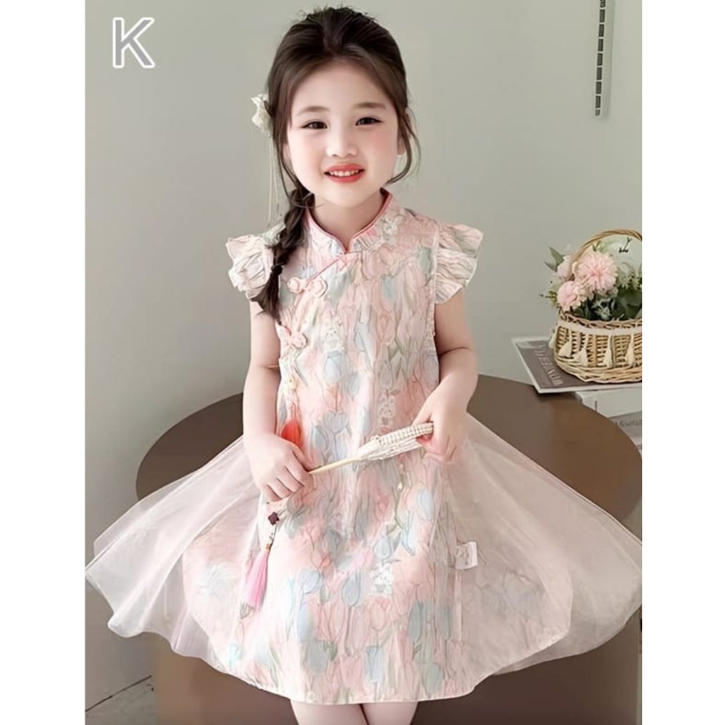 [VINANA] QIPAO KIDS BUNNY CHEONGSAM DRESS