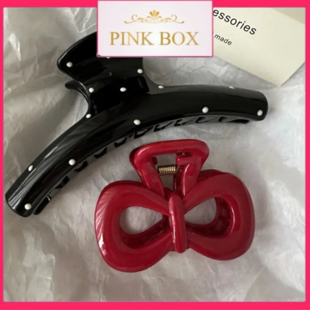 KOREAN GLOSSY Ribbon Claw MODEL / อุปกรณ์คลิป