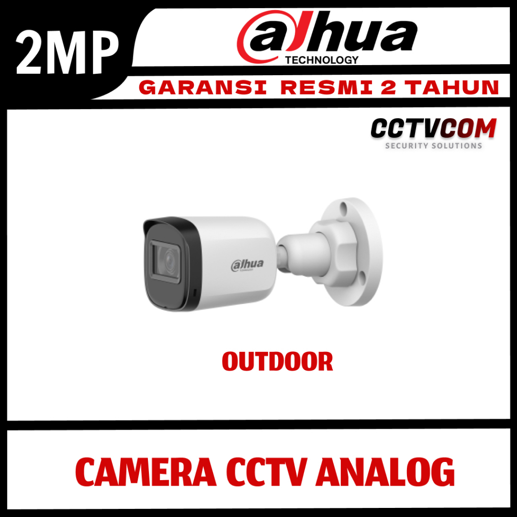 DAHUA กล้องวงจรปิด 2MP OUTDOOR TURBO HD ANALOG กล้องวงจรปิด