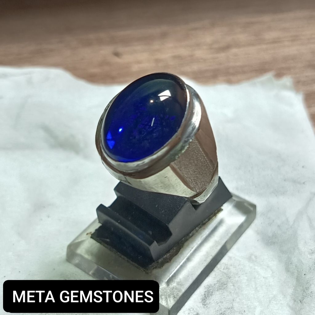 แหวนหิน BLUE CYCLOPS RING MONEL