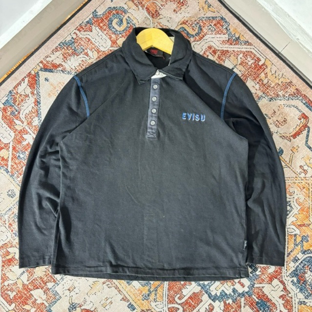 POLO LONGSLEEVE EVISU โลโก้ใหญ่