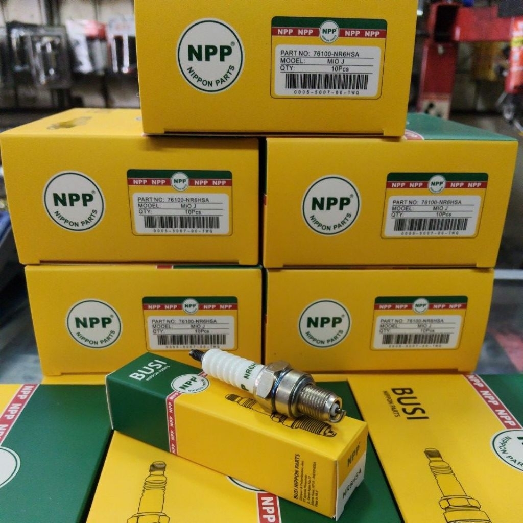 NPP SPARK PLUG ORIGINAL YAMAHA NR6HSA INJECTION METIC SPARK PLUG