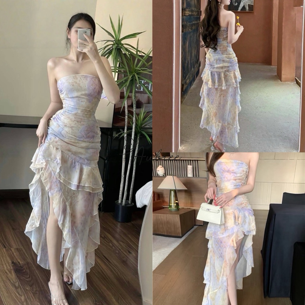 [ AUBREE ] Lila Vietnam Dress / Maxi Dress / ชุดไปทะเลผู้หญิง