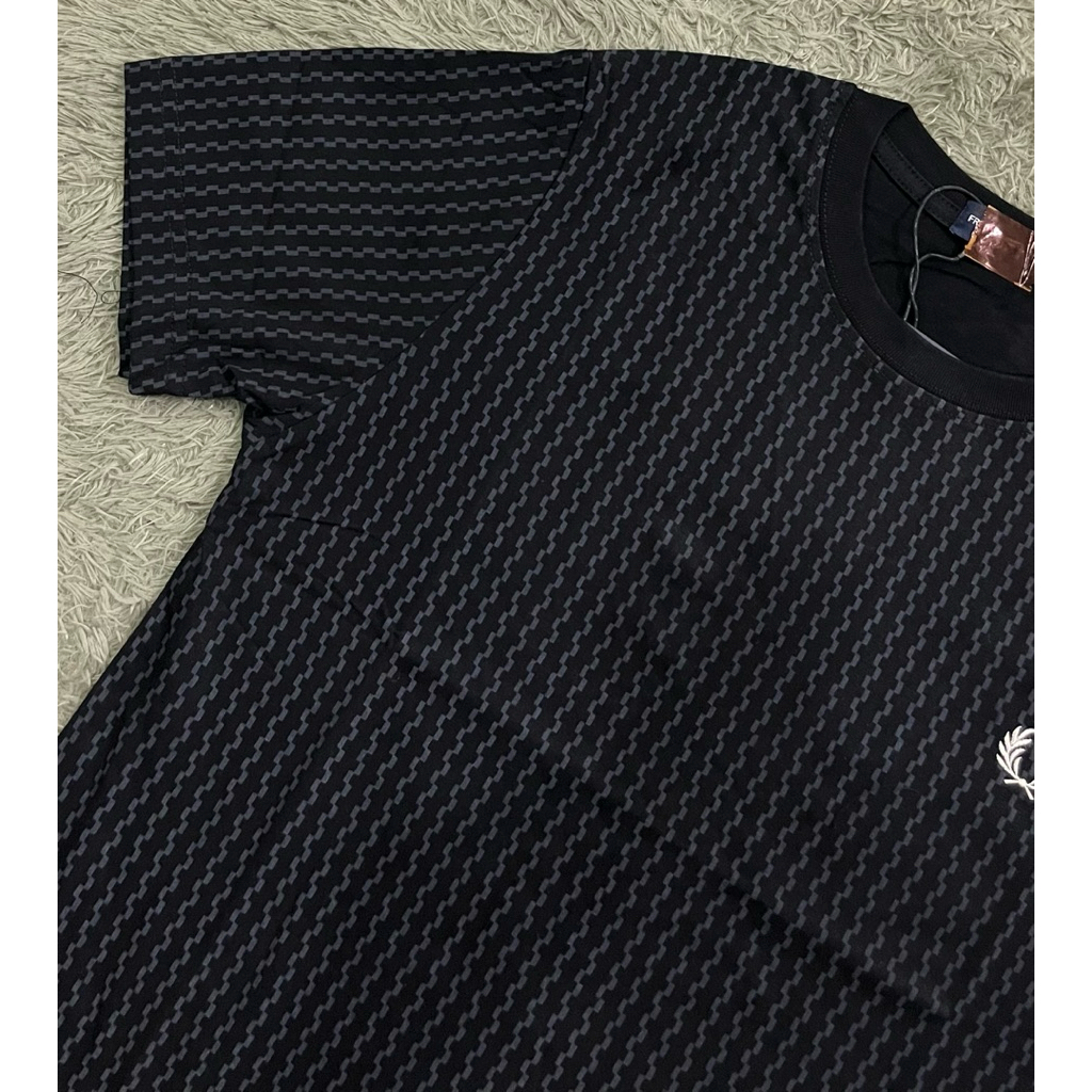 เสื้อยืดข้าวพิมพ์ลายคลื่นแบรนด์พรีเมี่ยม