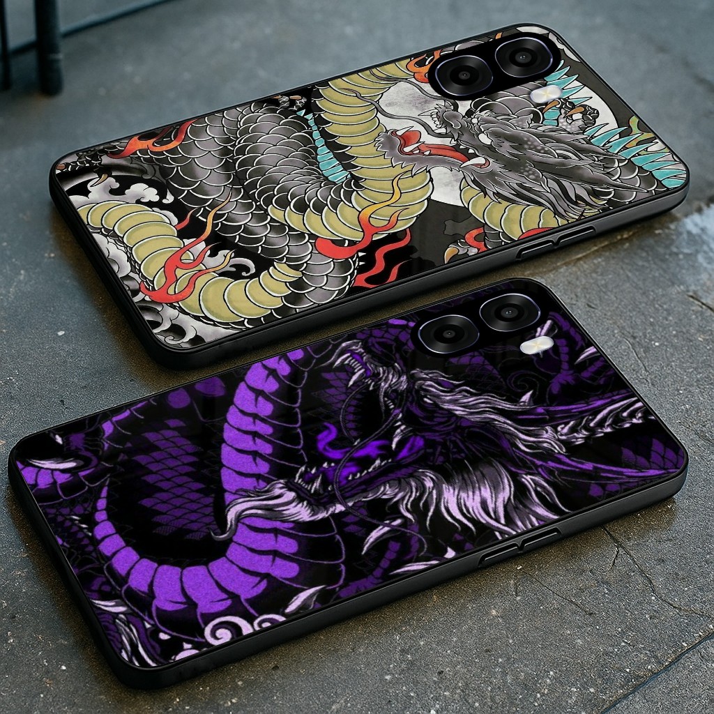 HP OPPO A6X 4G 5G Glass Softcase - OPPO A6X 4G 5G Phone Case Cool Motif Case - เคส OPPO (U 553)