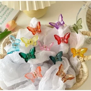 Jedai Kupu Kupu 6cm Jepitan Kupu Kupu Jepit Rambut Jedai Rambut Motif Kupu Kupu Kristal Glossy Korean Hair Claw Fashion Korea Style