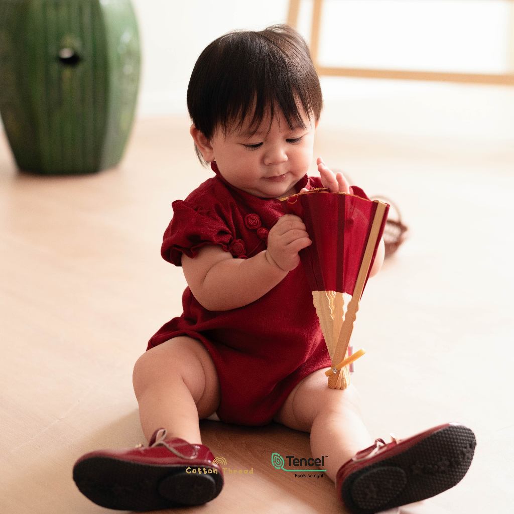 READY Baby Qipao Clothes - Fei Romper Qipao - CNY - Cottonthread