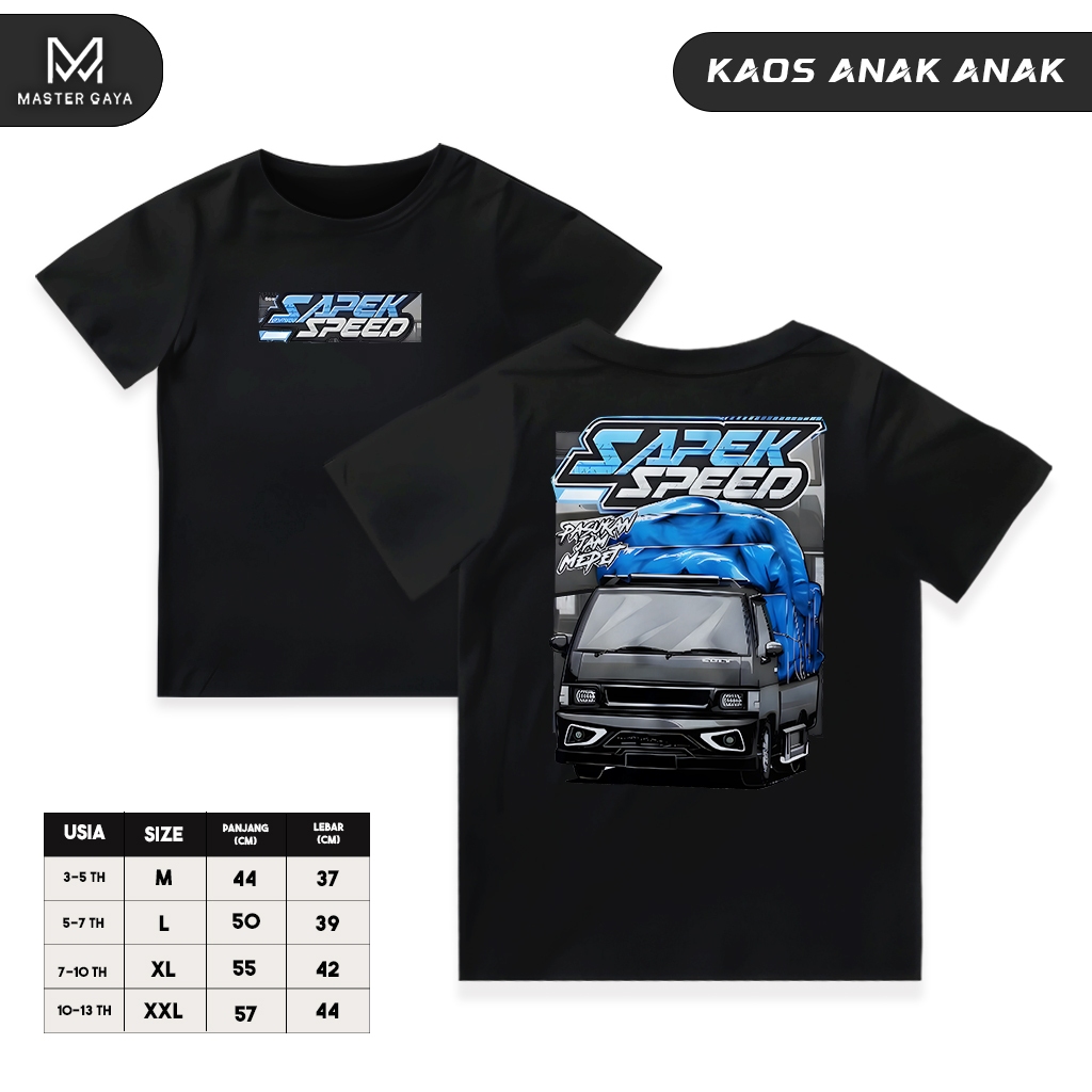 เสื้อยืดเด็ก sapek speed Driver Muda Mania L300 Pick Up - เสื้อยืด Distro สําหรับเด็กระดับพรีเมียม