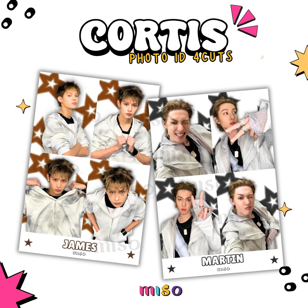 [MIN ORDER 3PCS] CORTIS Photo ID 4 ตัด / Photo ID CORTIS / Photo ID K-Pop / CORTIS KEONHO JUHOON MAR