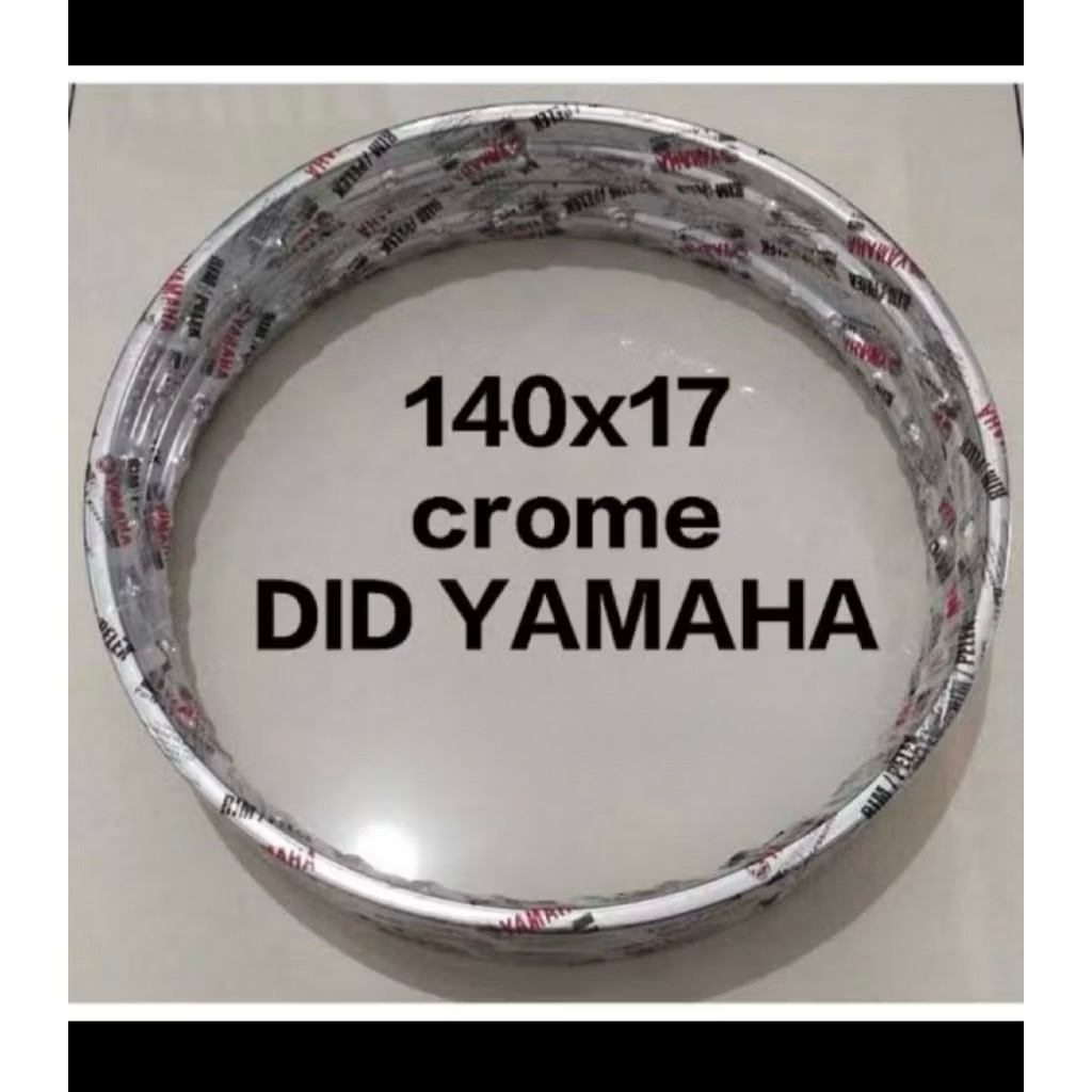 ขอบขนาด 140 17 DID Yamaha Chrome Black Vega Jupiter ของแท้ YGP