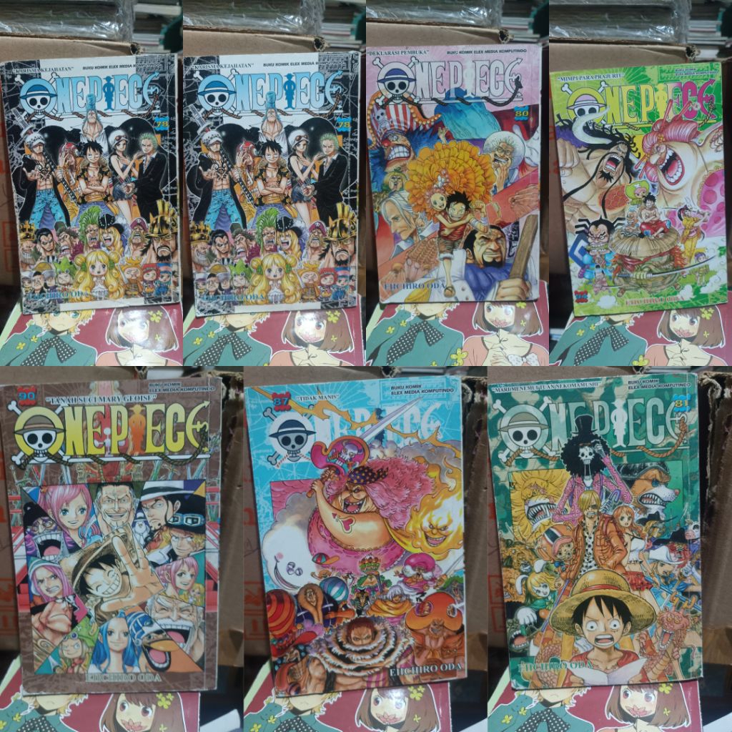 One Piece Comic 78,80,81,87,90,94 / One Piece Comic vol 78,80,81,87,90,94