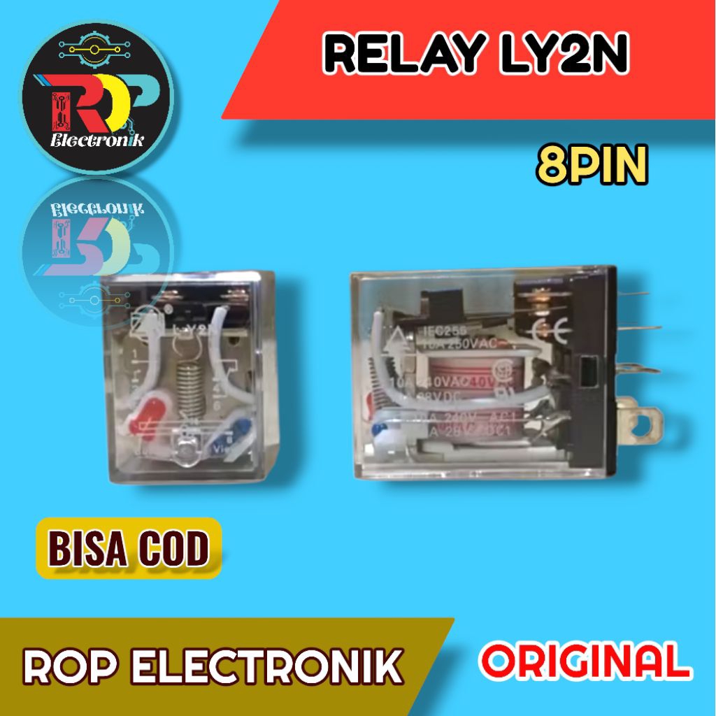 RELAY LY2N / 24V / 8 PIN RELAY LY2N ยี่ห้อ ZN