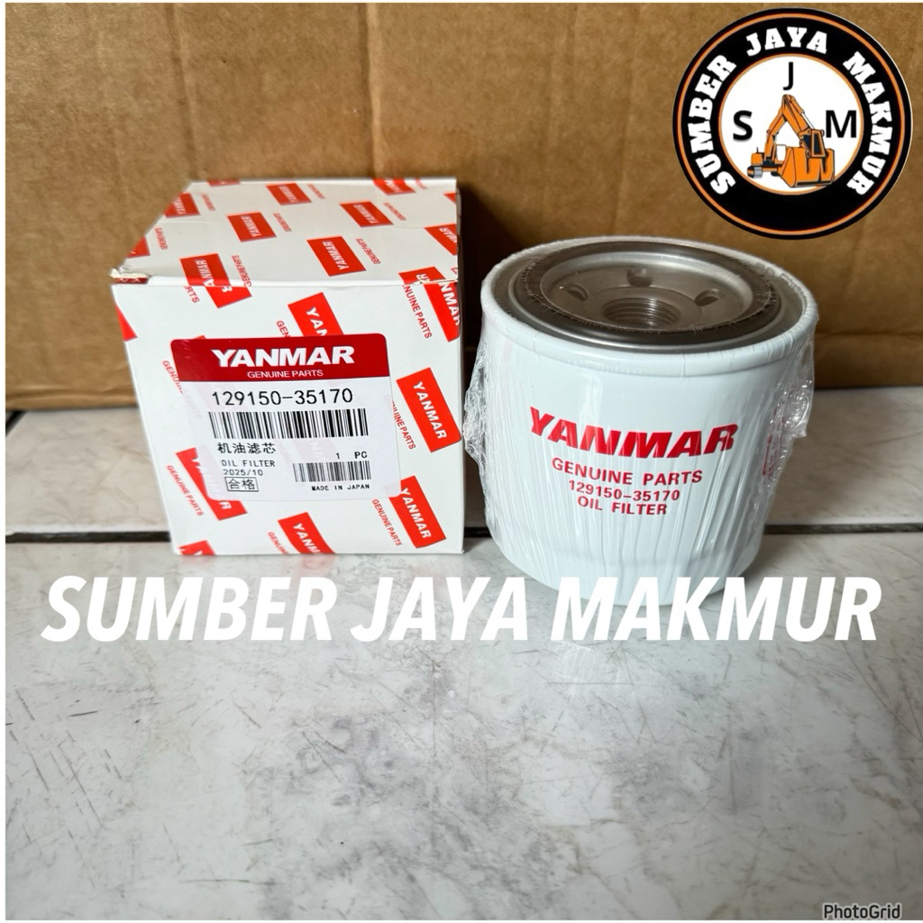 129150-35170 YANMAR กรองน้ํามันเครื่อง 12915035170 4TNV84 4TNV98 3TNV82 3TNV88