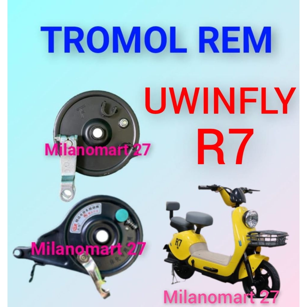 Uwinfly R7 ไฟฟ้าจักรยานเบรคกลอง uwinfly R7 ไฟฟ้าจักรยานเบรคซับที่อยู่อาศัย