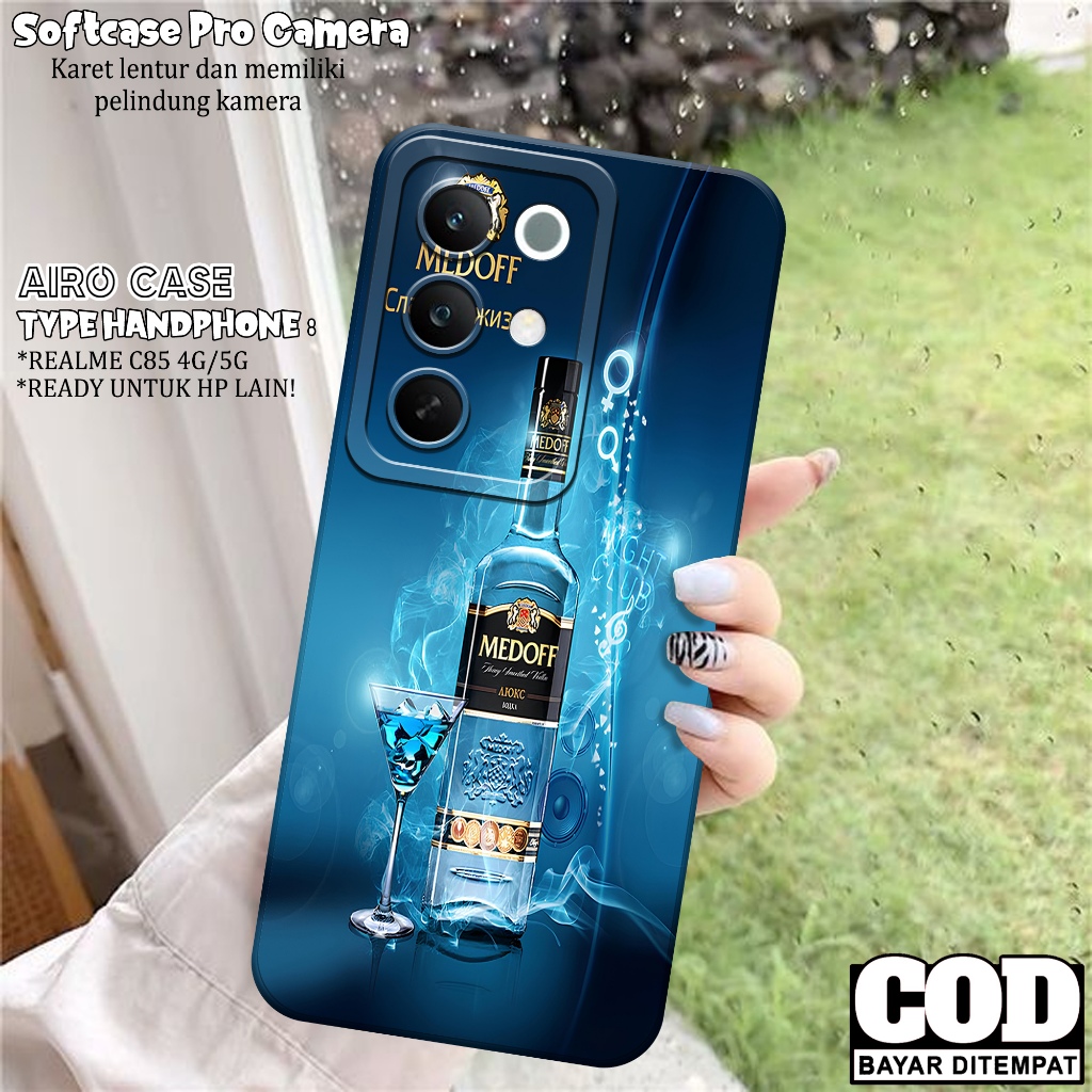 HP เคส REALME C85 4G/5G ล่าสุด - เคส REALME C85 4G/5G Softcase - เคสแฟชั่น DRINK - เคส REALME C85 4G