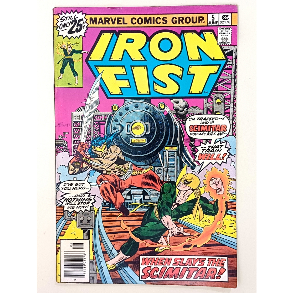 Iron Fist 5 – Iron Fist Series – Marvel Comics Group – 1976 – Chris Claremont & John Byrne – Vintage
