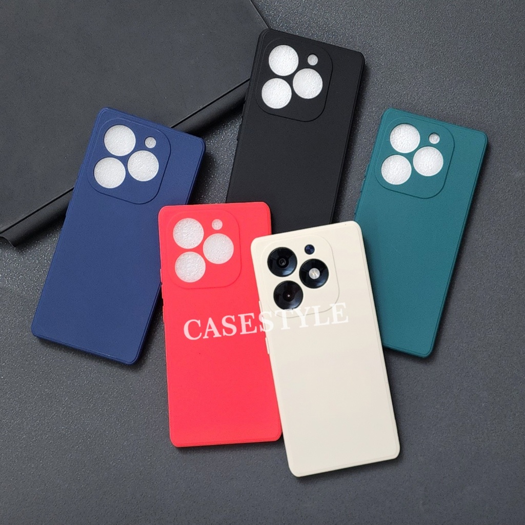 Case Itel S23 Itel S23 Plus Softcase Candy Macaron Square Plain Case Itel S23 Itel S23 Plus - Casest