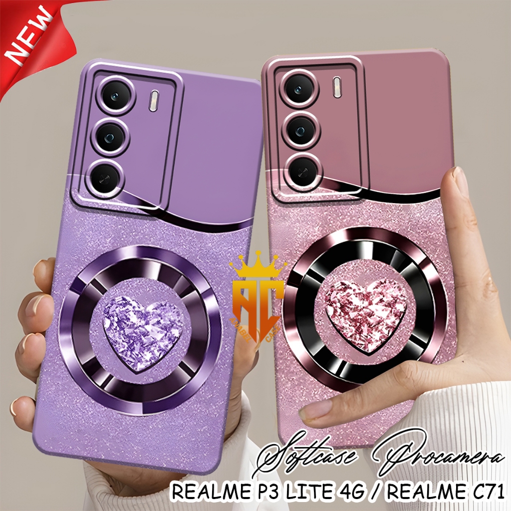 Softcase Realme p3 Lite 4g - เคส Realme c71 4g - Realme c75 - Realme c75x - Realme c73 Aesthetic Let
