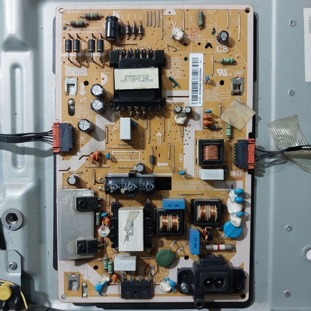 PSU POWER SUPPLY REGULATOR ทีวี SAMSUNG UA43K5500 UA43K5500AK UA43K5500AKPXD