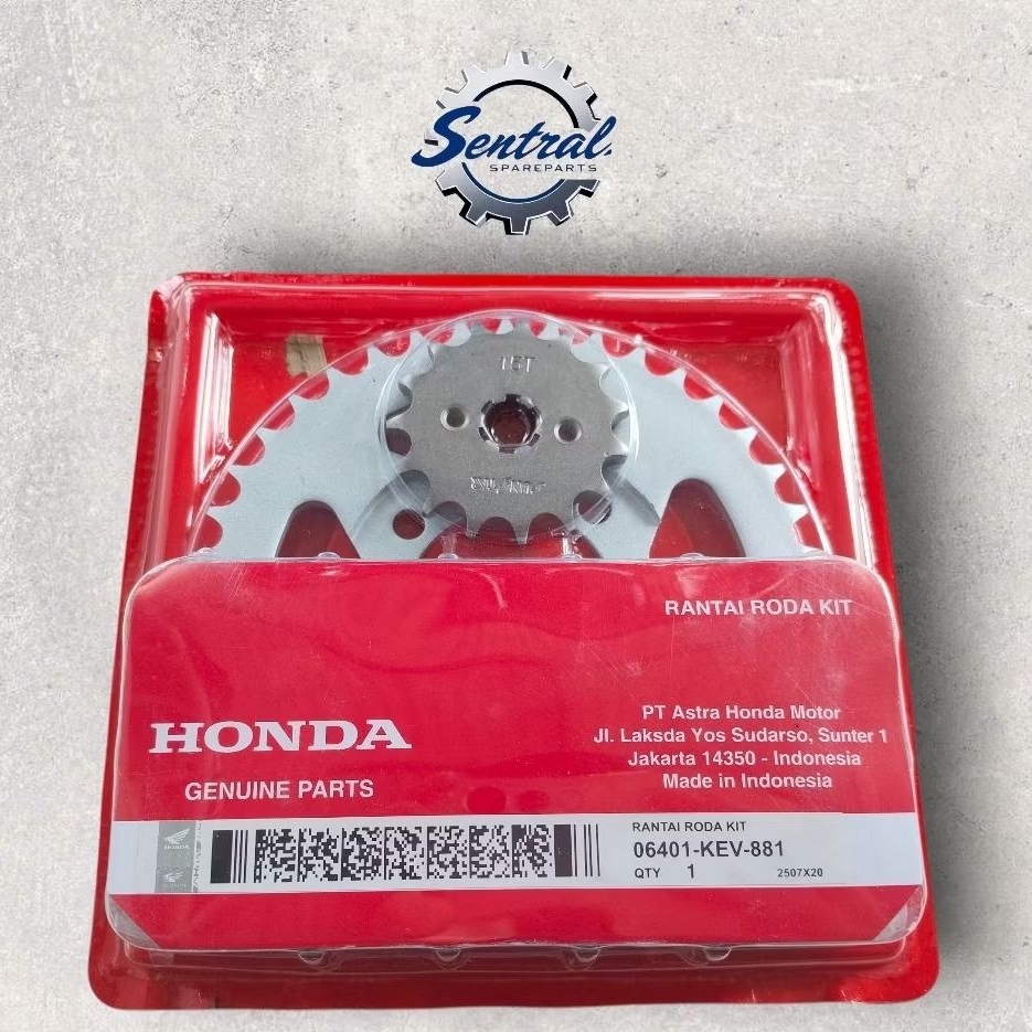 ชุดเกียร์ Supra x Lama Gir Package + ชุดล้อโซ่ Supra x Lama Old Supra Fit Lama Honda KEV