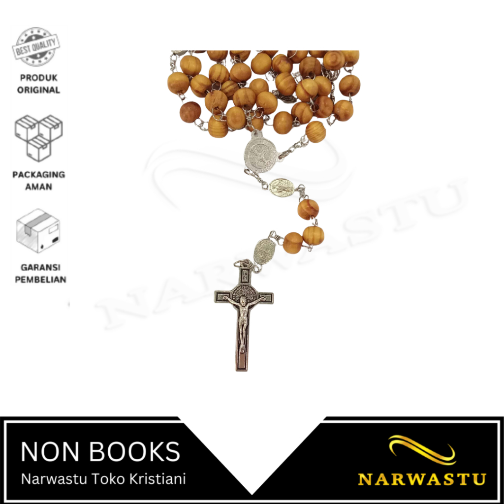 ลูกประคําไม้เซนต์ซานต้า - VLT202