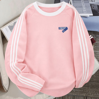 VISION PREMIUM Kaos Lengan Panjang Tiga Garis Korea Premium 100% Katun | Freedom Style Pria Wanita Outfit Nyaman Keren