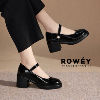 Rowey Sepatu Mary Jane Heels Sepatu Wanita High Heels Lucy