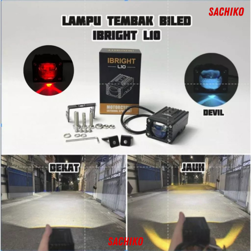 IBRIGHT L9,L10,L8.5,L22 Mini Biild Blue Lens Spotlight