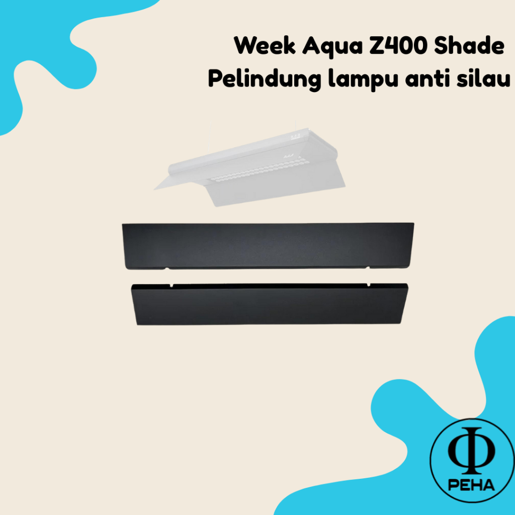 Week Aqua Z400 Shade Anti-Glare Aquarium Light Protector