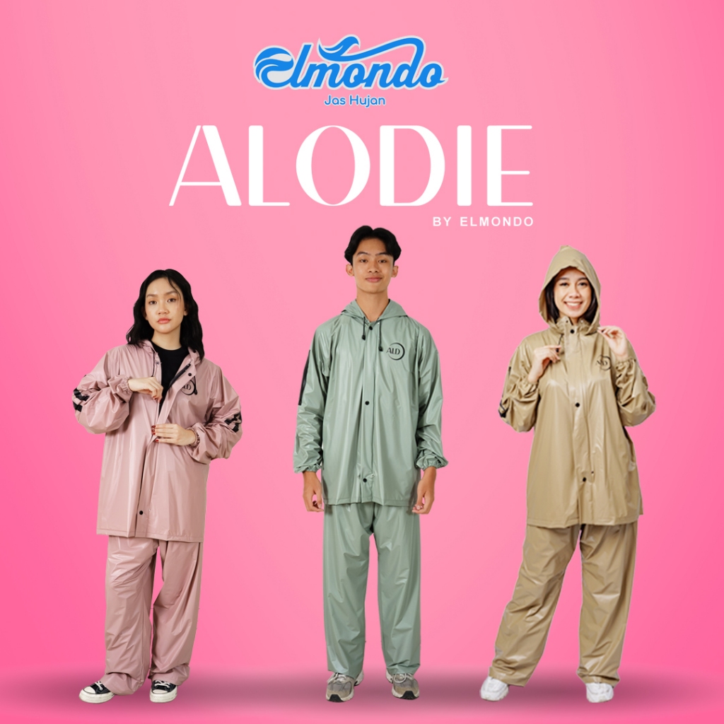 เสื้อกันฝน Ellondo JC-939 เสื้อแจ็คเก็ตผู้ใหญ่ กางเกง Alodie