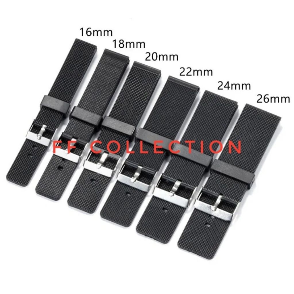 FF 12MM - 26MM KALEB STRAP RUBBER SILICON WATCH STRAP ฟรีปากกา