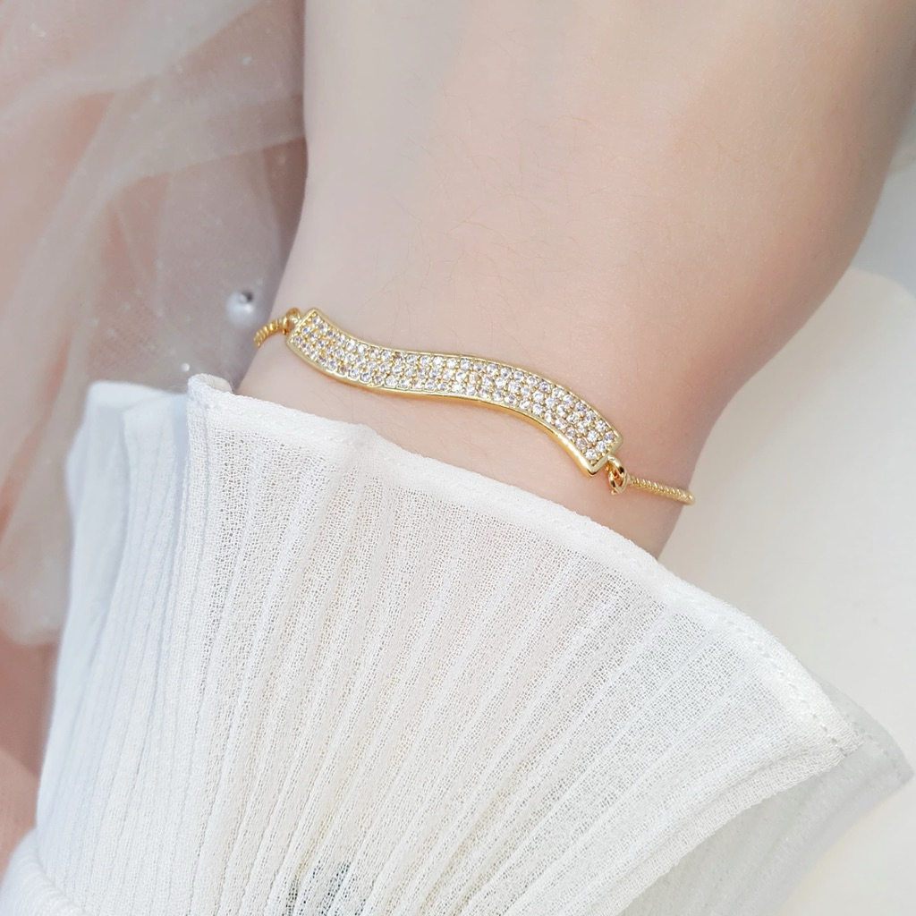 สร้อยข้อมือเชือกไทเทเนียมผู้หญิง GT166-169-172BO