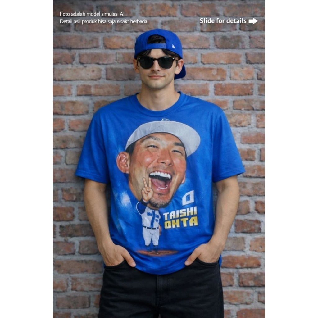 (ใหม่) เสื้อเบสบอลอย่างเป็นทางการ Y0k0ham4 baystars 0R1 ไซส์ M fit L over (P72 x L54)