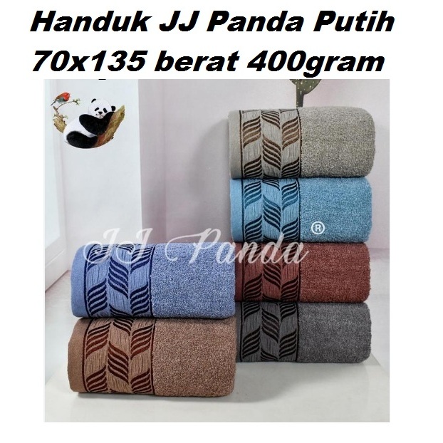 ผ้าขนหนู JJ Panda White 70x135