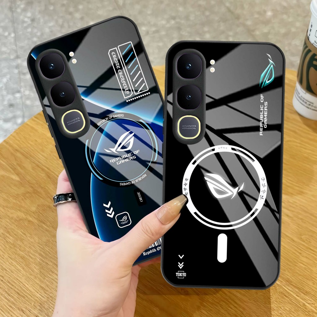 {F736} เคส VIVO Y21D VIVO Y31 Glass Softcase - เคส VIVO Y21D VIVO Y31 HPVIVO - VIVO Y21D VIVO Y31 กล