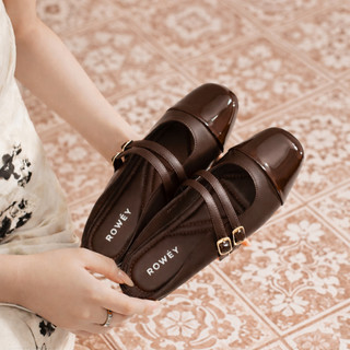 Rowey Sandal Mules Flat Wanita Korea Mewah Patricia