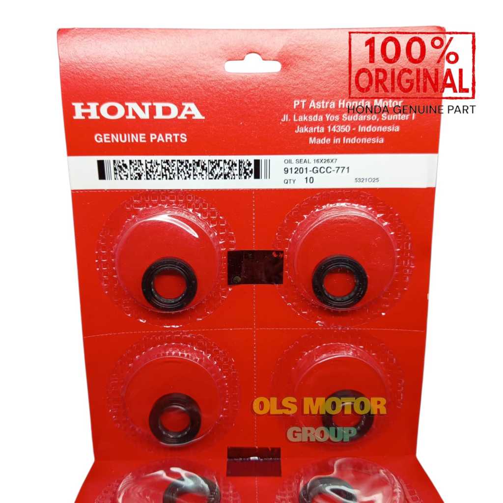 91201-GCC-771 Ahm Right Magnet Seal - Honda BeAT คาร์บูเรเตอร์ BeAT FI Vario 110 FI Scoopy FI ของแท้