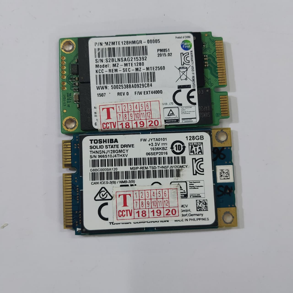 Ssd msata 128gb ต้นฉบับที่สองไม่ใช่ nvme m2 sata