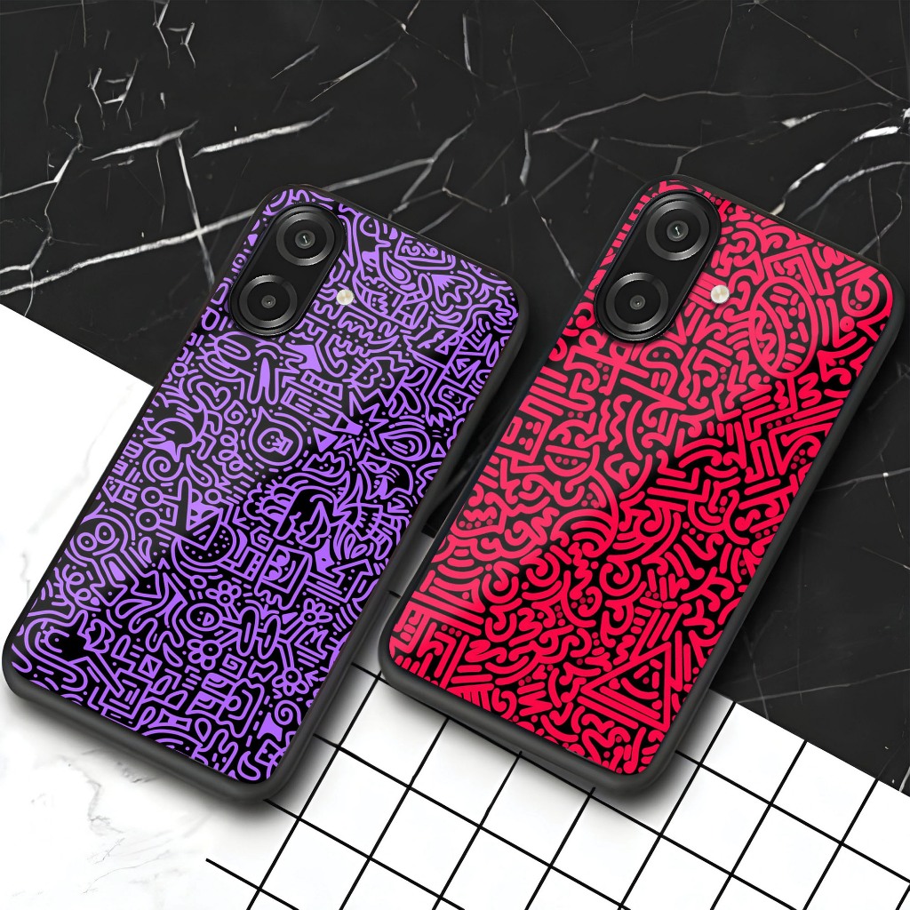 เคส HP Samsung A07 - N1 - [KK Motif No. 23] - Samsung A07 Fashion Softcase - Glossy Hardcase - Phone