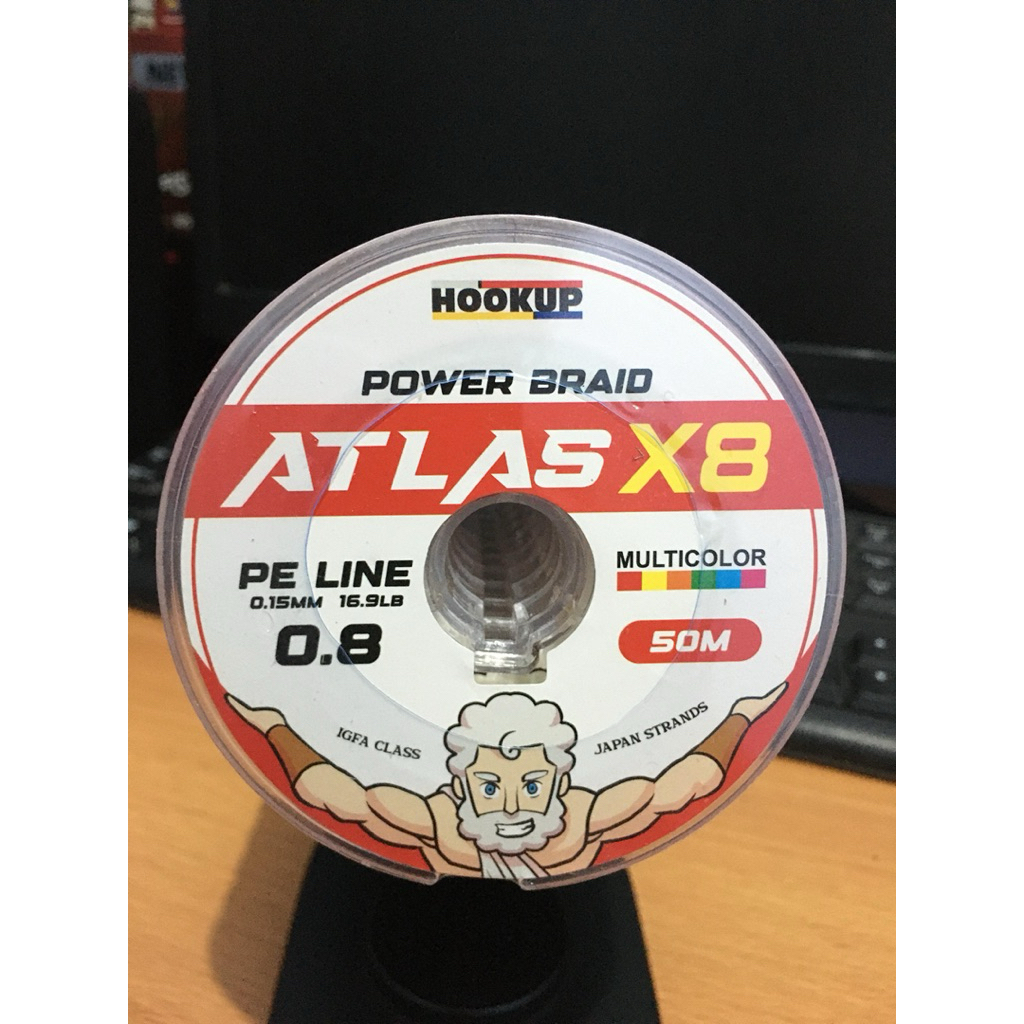 PE ATLAS X8 By HOOKUP หลากสี 0.8