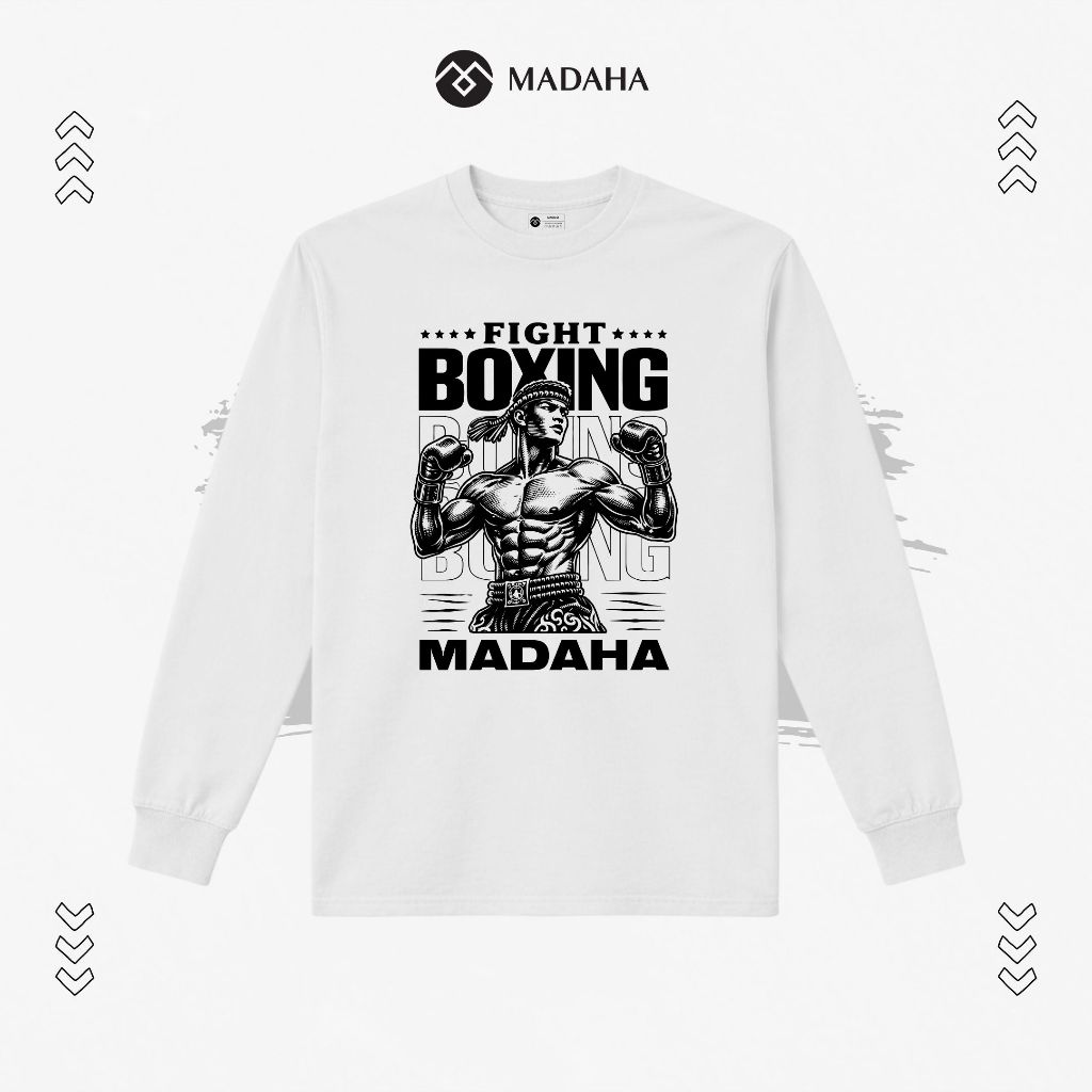Madaha Kickboxing Iron Fist เสื้อยืดแขนยาว