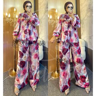 AMEL - NONA SET RAYON SMOKE PUFFY