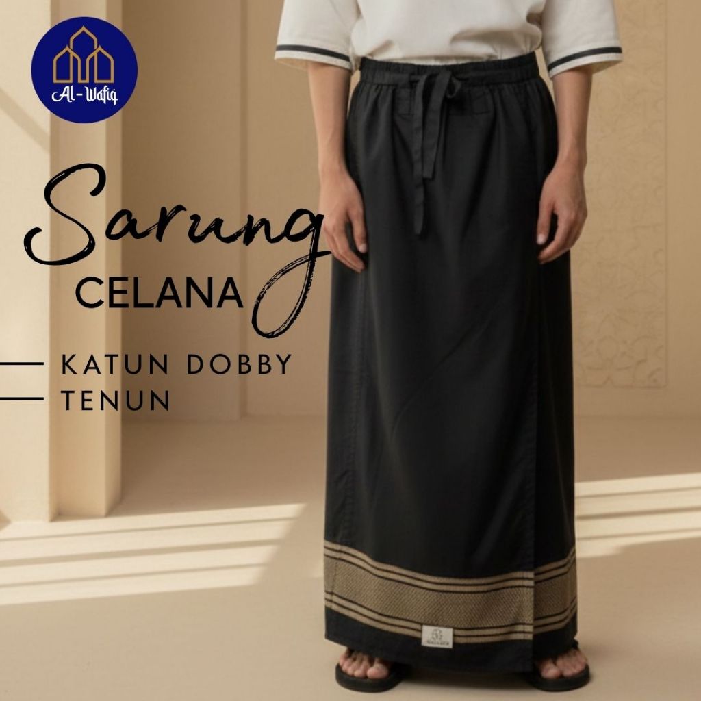 KATUN Instant Pants Sarong Adult Sarong Cotton Dobby Al Wafiq