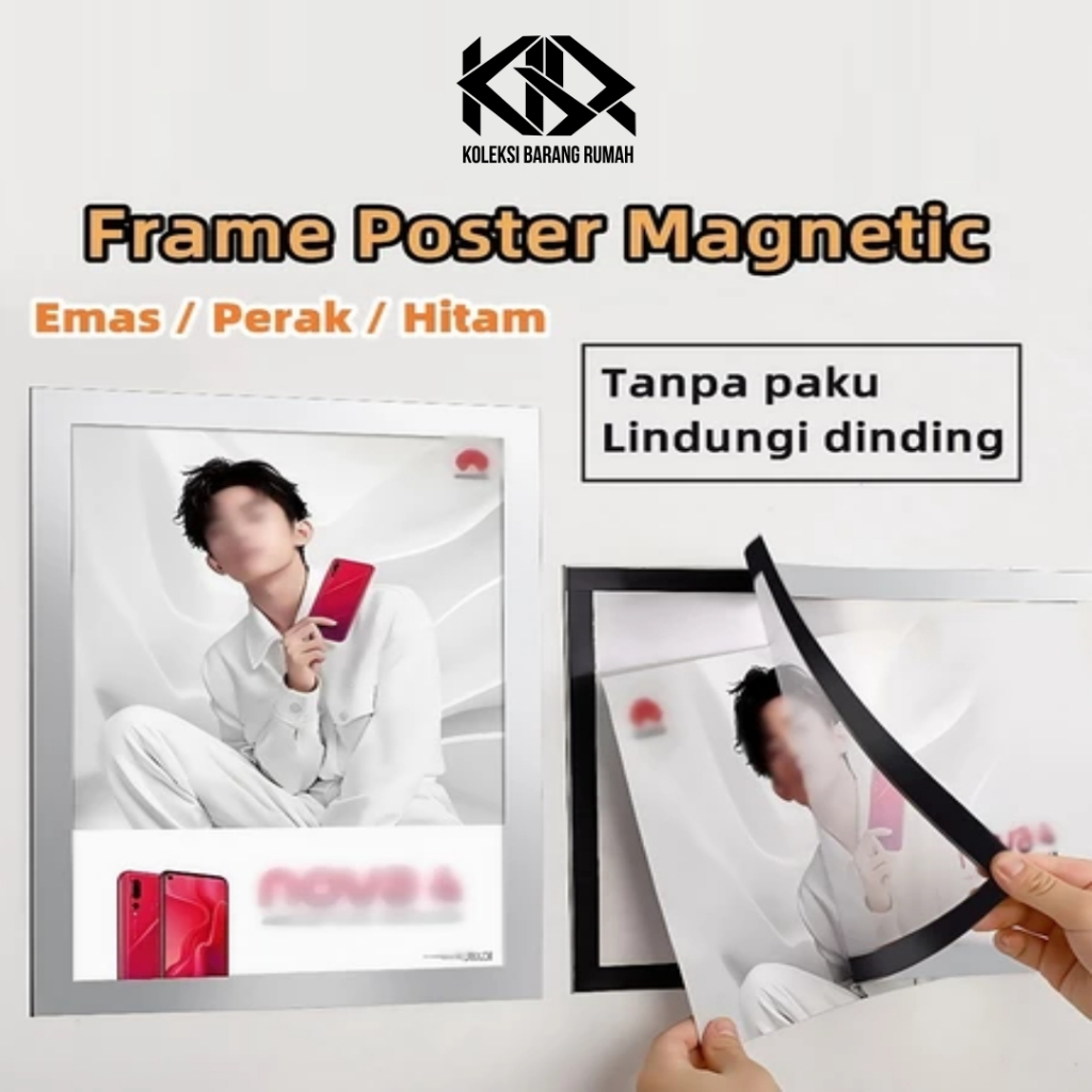 KBR A3 A4 A5 A6 Magnetic Poster Frame / File Frame / Poster Holder / Brochure Holder / Sign Holder D