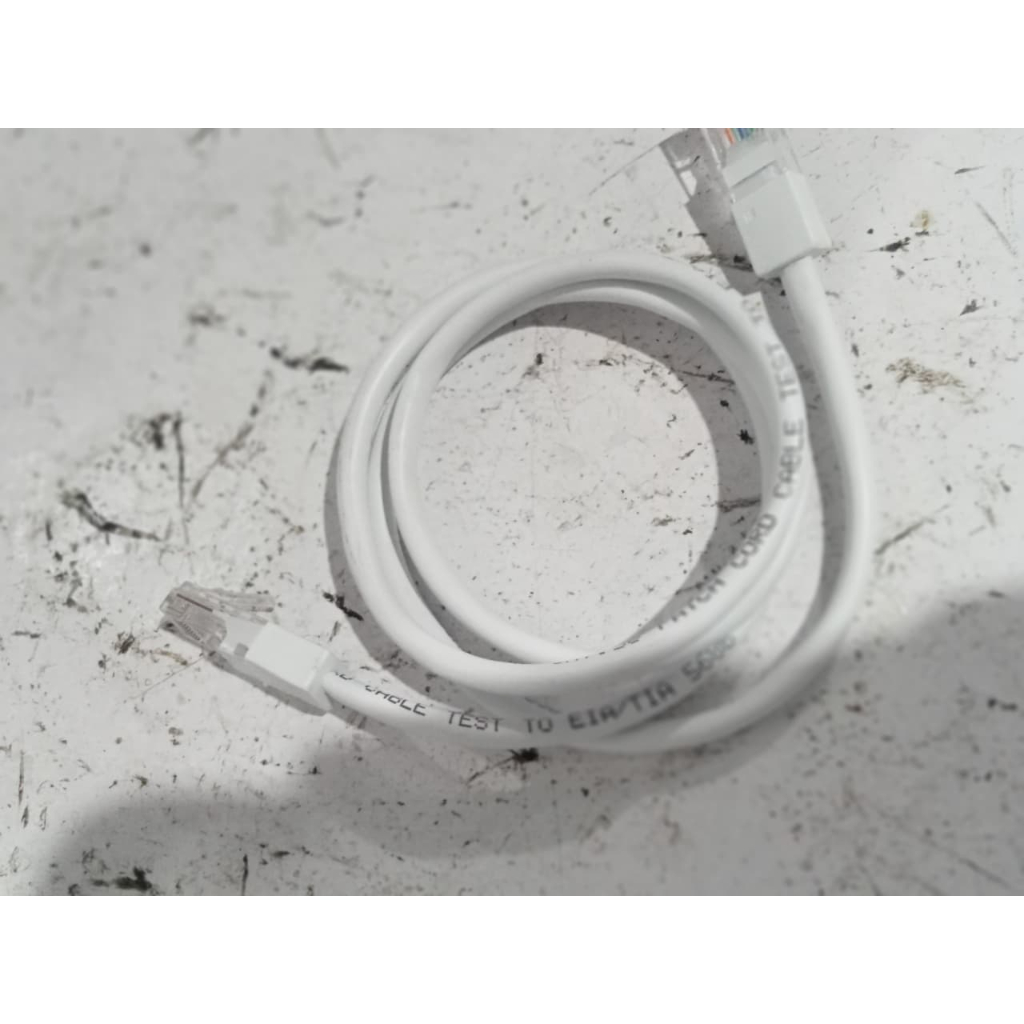 UTP LAN CABLE 28AWGX4P CAT. 5e PATCH CORD CABLE TEST - ercomp1