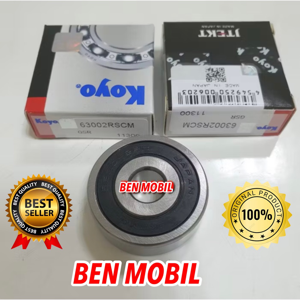 Lahar Bearing 6300 2RS KOYO ORIGINAL - BEN MOBIL